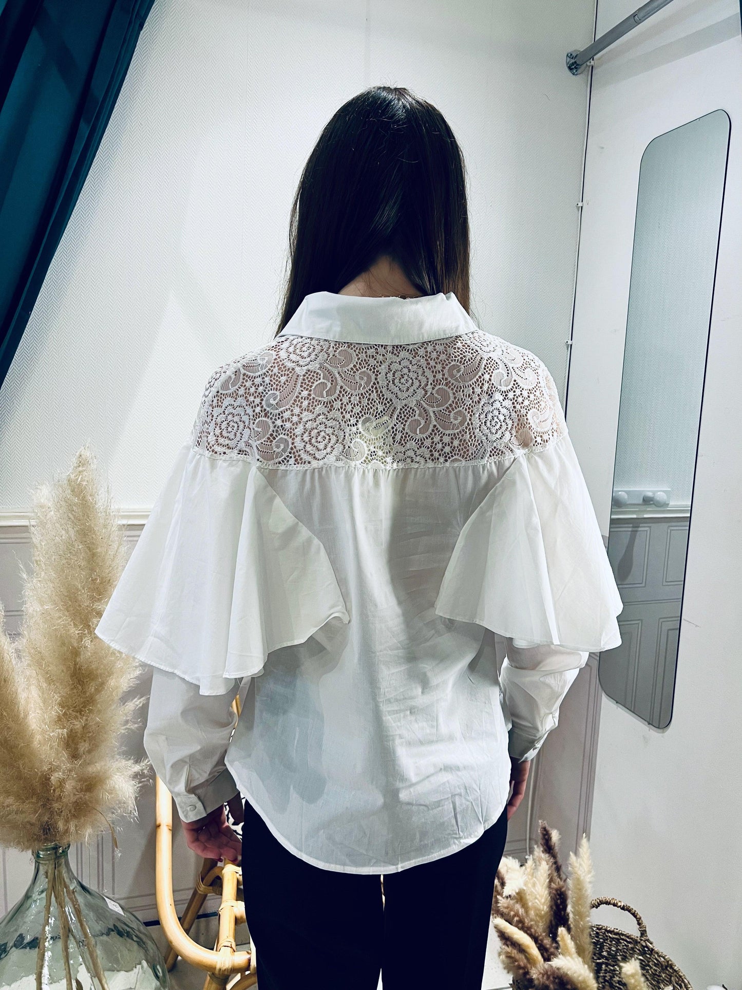 Chemise fluide blanche