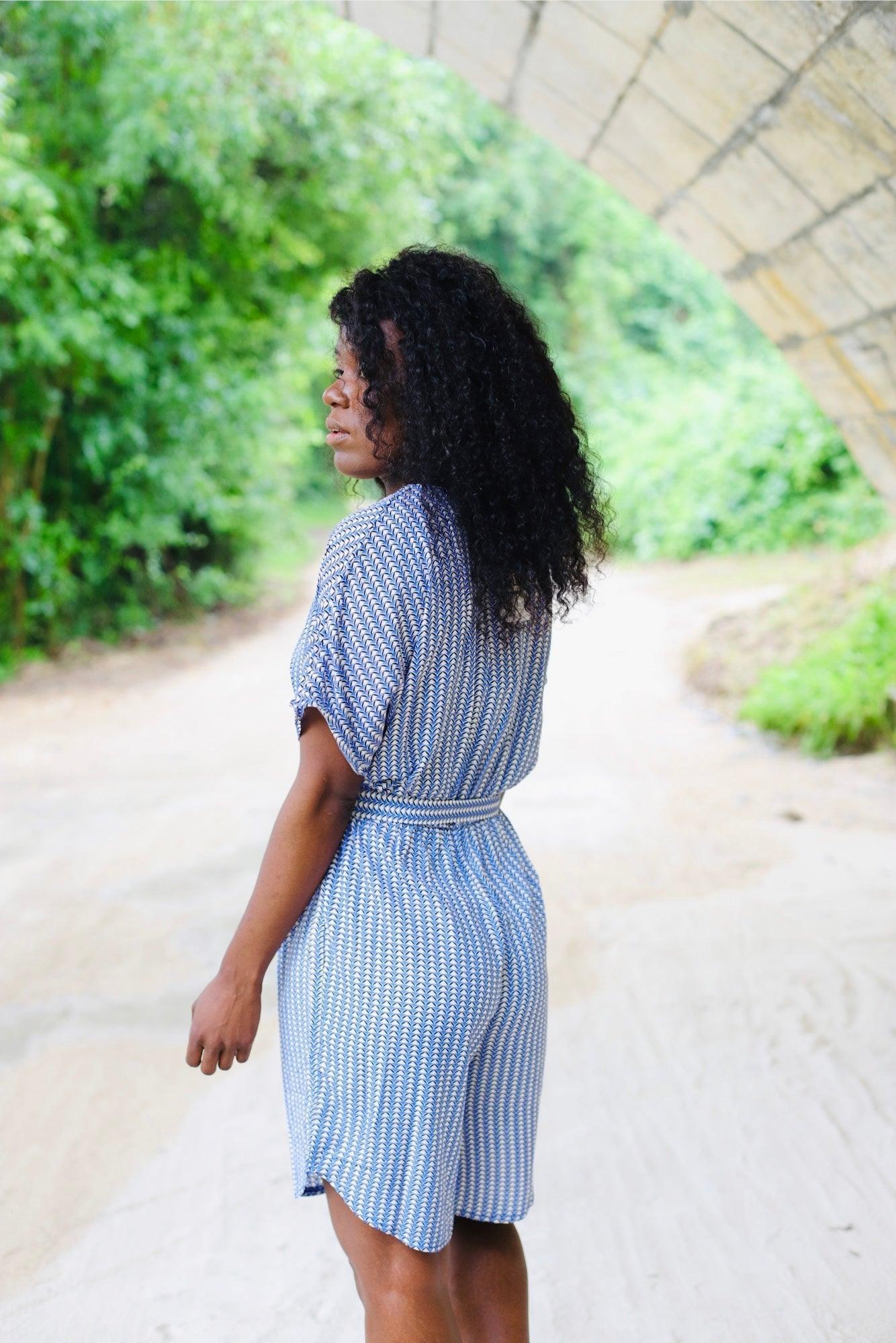 Combishort bleue